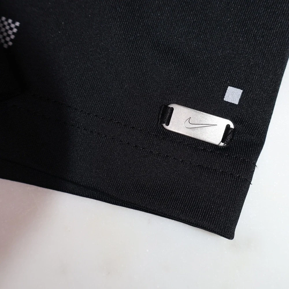 Nike Dri-FIT Bandon Dunes Golf Resort Polo Shirt Black Geometric Mens Medium
